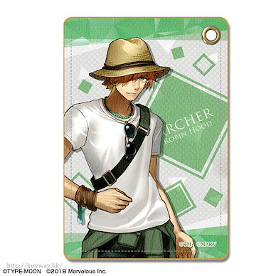 Fate系列 「Archer (Robin Hood)」皮革證件套 Leather Pass Case Design 14 Robin Hood【Fate Series】