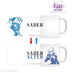 Fate系列 : 日版 「Saber (Altria Pendragon)」溫度感應 陶瓷杯