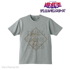 遊戲王 系列 : 日版 (細碼)「馬利克」女裝 灰色 T-Shirt
