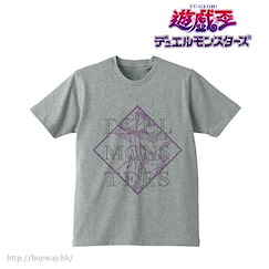 遊戲王 系列 : 日版 (大碼)「闇遊戲」女裝 灰色 T-Shirt