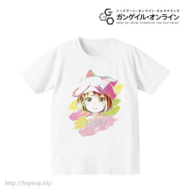 刀劍神域系列 (細碼)「蓮 (Llenn)」Ani-Art 女裝 白色 T-Shirt Ani-Art T-Shirt (Llenn) / Ladies (Size S)【Sword Art Online Series】