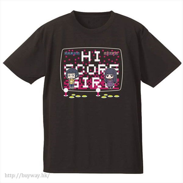 高分少女 : 日版 (大碼)「High Score Girl」黑色 T-Shirt