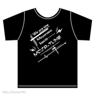 深夜偶像！MOSA-TUNE (均碼)「我們是午夜偶像！」黑色 T-Shirt T-Shirt / BLACK【Mayonaka Idol! Mosatune】