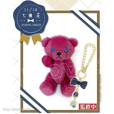 偶像夢幻祭 「七種茨」生日熊 + 掛飾 (11 月) Birthday Bear Charm Set Saegusa Ibara【Ensemble Stars!】