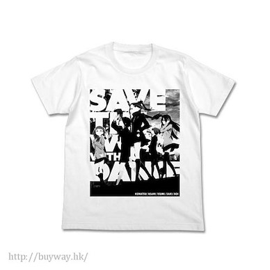 POP IN Q (中碼)「Save The World With Dance」白色 T-Shirt T-Shirt / WHITE - M【Pop in Q】