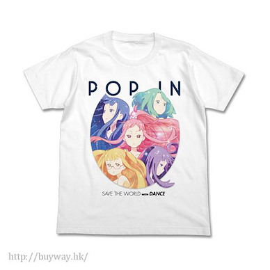 POP IN Q (細碼)「POP IN Q」白色 T-Shirt Full Color T-Shirt / WHITE - S【Pop in Q】