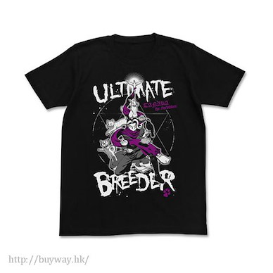 槍彈辯駁 (加大)「Ultimate Breeder」黑色 T-Shirt Tanaka the Forbidden T-Shirt / BLACK - XL【Danganronpa】