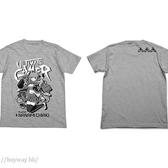 槍彈辯駁 (加大)「七海千秋」灰色 T-Shirt Chiaki Nanami T-Shirt / HEATHER GRAY - XL【Danganronpa】