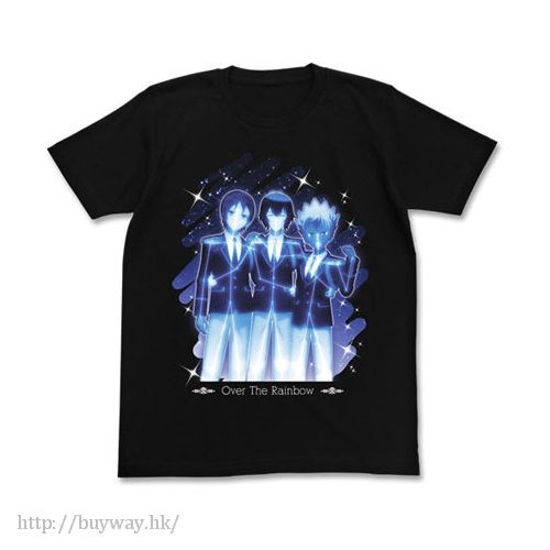 星光少男 KING OF PRISM : 日版 (加大)「Over The Rainbow」星座 夜光黑色 T-Shirt