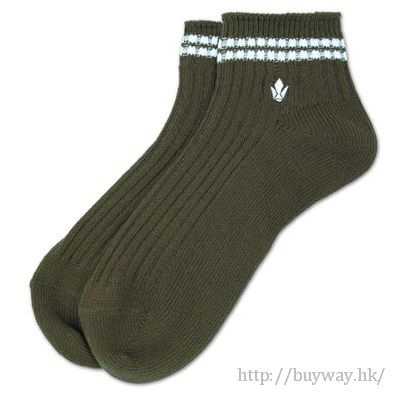 機動戰士高達系列 : 日版 「鐵華團」墨綠色 襪子
