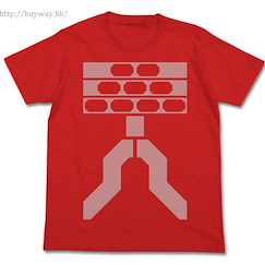 超人系列 : 日版 (大碼)「超人七號」酒紅色 T-Shirt