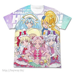 光之美少女系列 (大碼)「野乃花」白色 T-Shirt PreCure Full Graphic T-Shirt / WHITE - L【Pretty Cure Series】