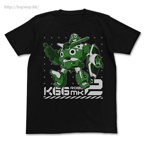 Keroro軍曹 : 日版 (中碼)「Keroro」黑色 T-Shirt