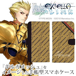 Fate系列 「Gilgamesh (吉爾伽美什 / 金閃閃)」158mm 筆記本型手機套 (iPhone6plus/7plus/8plus) Fate/EXTELLA LINK Gilgamesh Book-style Smartphone Case 158【Fate Series】