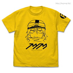 FLCL : 日版 (加大)「春原晴子」淡黃色 T-Shirt