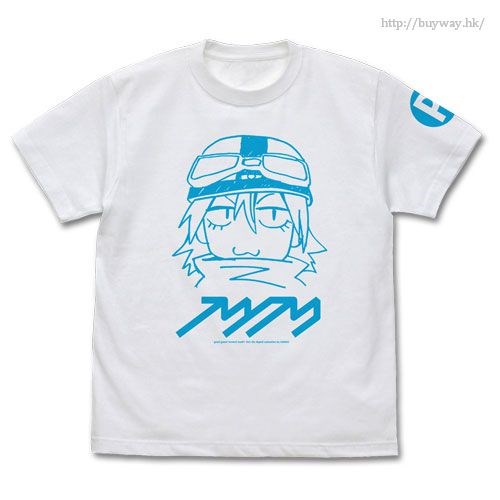 FLCL : 日版 (大碼)「春原晴子」白色 T-Shirt