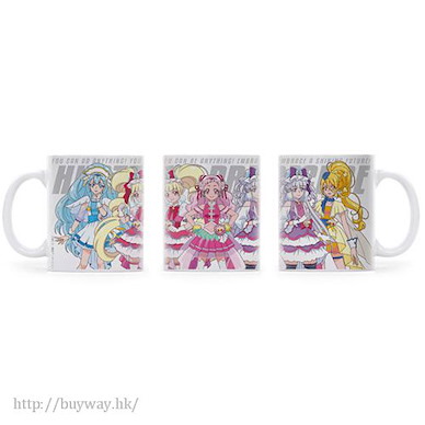 光之美少女系列 「野乃花 + 坂上步 + 露露·艾莫爾」陶瓷杯 PreCure Full Color Mug【Pretty Cure Series】