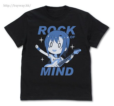 偶像大師 灰姑娘女孩 (加大)「多田李衣菜」ROCK OF MIND 黑色 T-Shirt Gekijou Riina's Rock of Mind T-Shirt / BLACK - XL【The Idolm@ster Cinderella Girls】