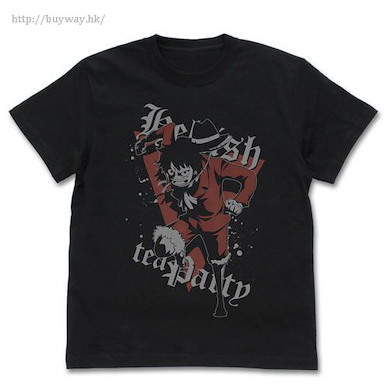 海賊王 (細碼)「路飛」地獄のお茶会編 黑色 T-Shirt The Tea Party from Hell Luffy T-Shirt / BLACK - S【One Piece】