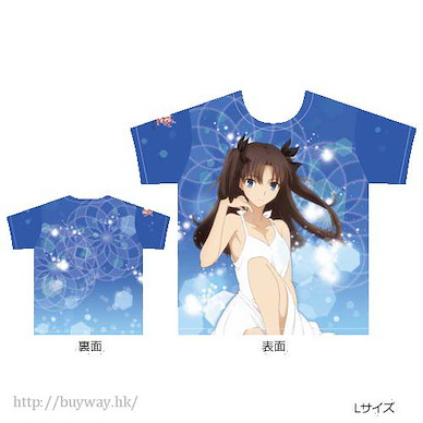 Fate系列 (大碼)「遠坂凜」全彩 T-Shirt Original Illustration Full Graphic T-Shirt Rin【Fate Series】