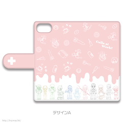 工作細胞 : 日版 A 款粉紅色 iPhone6/6s/7/8 筆記本型手機套