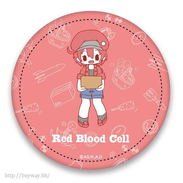 工作細胞 : 日版 「紅血球」皮革徽章