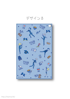 勇利!!! on ICE 「勇利 + 維克托 + 尤里」B 款 藍色 證件套 Pass Case Design B【Yuri on Ice】