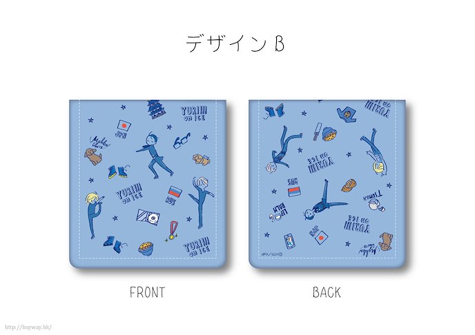 勇利!!! on ICE : 日版 「勇利 + 維克托 + 尤里」B 款 藍色 散銀包
