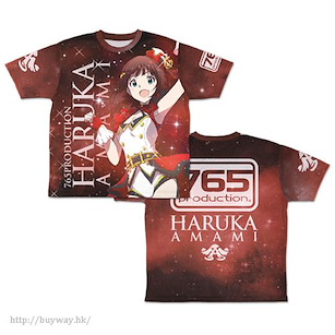 偶像大師 Stella Stage (加大)「天海春香」全彩 T-Shirt Haruka Amami Double-sided Full Graphic T-Shirt /XL【The Idolm@ster Stella Stage】