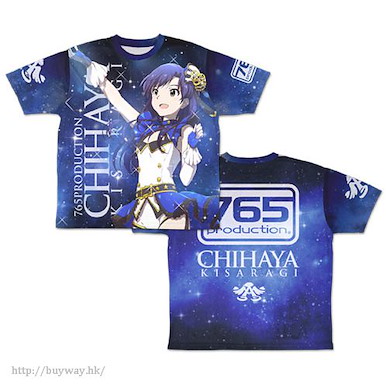 偶像大師 Stella Stage (細碼)「如月千早」全彩 T-Shirt Chihaya Kisaragi Double-sided Full Graphic T-Shirt /S【The Idolm@ster Stella Stage】