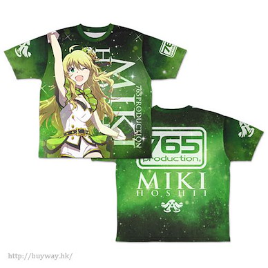偶像大師 Stella Stage (加大)「星井美希」全彩 T-Shirt Miki Hoshii Double-sided Full Graphic T-Shirt /XL【The Idolm@ster Stella Stage】