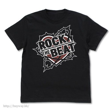 偶像大師 灰姑娘女孩 (中碼)「ROCK THE BEAT」黑色 T-Shirt Rock The Beat T-Shirt /BLACK-M【The Idolm@ster Cinderella Girls】