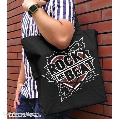 偶像大師 灰姑娘女孩 : 日版 「ROCK THE BEAT」黑色 大容量 手提袋