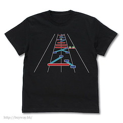 CHUNITHM (加大) 黑色 T-Shirt T-Shirt /BLACK-XL【CHUNITHM】