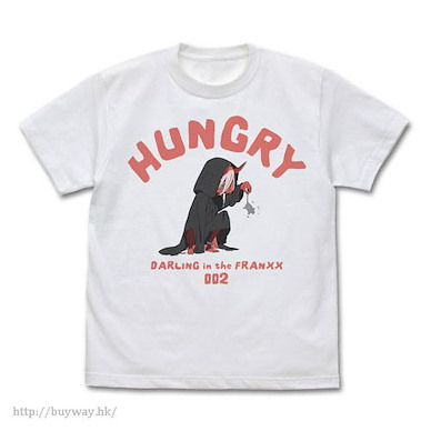 DARLING in the FRANXX (大碼)「02」兒時 白色 T-Shirt Child Zero Two T-Shirt /WHITE-L【DARLING in the FRANXX】