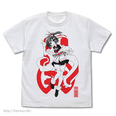 虛擬偶像 (中碼)「天神子兎音」白色 T-Shirt T-Shirt /WHITE-M Kotone Tenjin【Virtual YouTuber】