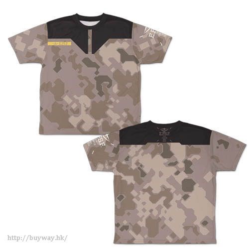 機動戰士高達系列 : 日版 (加大)「地球聯邦軍」迷彩 T-Shirt