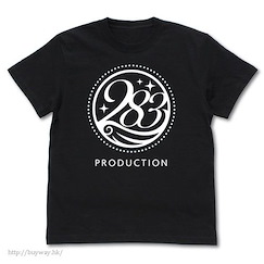 偶像大師 閃耀色彩 : 日版 (大碼)「283 Production」黑色 T-Shirt