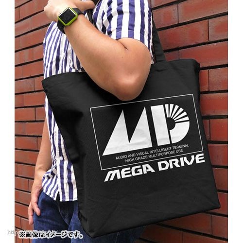 Mega Drive : 日版 「Mega Drive」黑色 大容量 手提袋