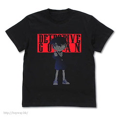名偵探柯南 (大碼)「江戶川柯南」黑色 T-Shirt Conan Edogawa T-Shirt /BLACK-L【Detective Conan】