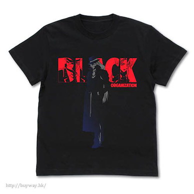 名偵探柯南 (加大)「黑衣組織」黑色 T-Shirt Black Organization Visual T-Shirt /BLACK-XL【Detective Conan】
