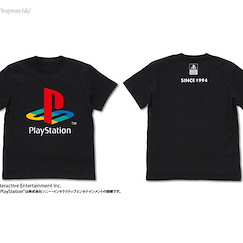 PlayStation (加大)「PlayStation」初代 Ver.2 黑色 T-Shirt T-Shirt Ver.2 1st Gen. "PlayStation" /BLACK-XL【PlayStation】