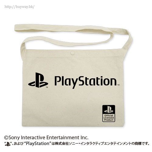 PlayStation : 日版 「PlayStation」米白 單肩袋