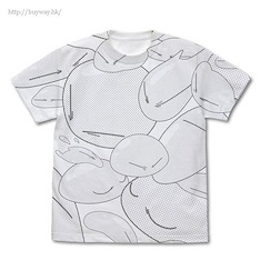 關於我轉生變成史萊姆這檔事 (加大)「莉姆露」史萊姆 白色 T-Shirt Rimuru-sama All Print T-Shirt /WHITE-XL【That Time I Got Reincarnated as a Slime】