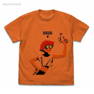 星際牛仔 (大碼)「Radical Edward」加洲橙色 T-Shirt Radical Edward T-Shirt /CALIFORNIA ORANGE-L【Cowboy Bebop】