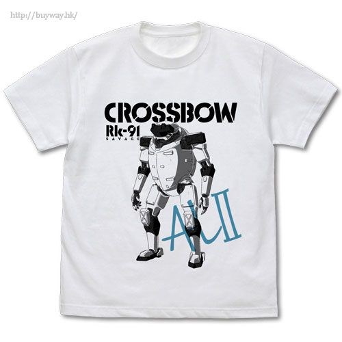 驚爆危機 : 日版 (細碼)「CROSSBOW Rk-91 野蠻人」白色 T-Shirt