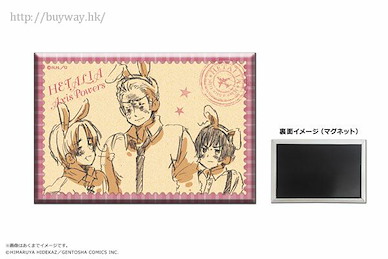 黑塔利亞 「意大利 + 德國 + 日本」郵票磁貼 Art Magnet 01【Hetalia】