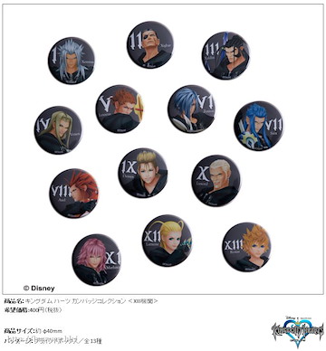 王國之心系列 XIII機關 收藏徽章 (13 個入) Can Badge Collection Organization XIII (13 Pieces)【Kingdom Hearts】