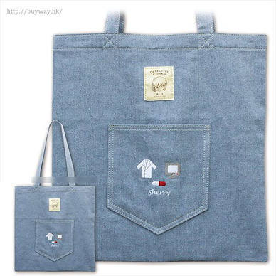 名偵探柯南 「灰原哀」牛仔布 手提袋 Denim Tote Bag (Motif Design Haibara)【Detective Conan】