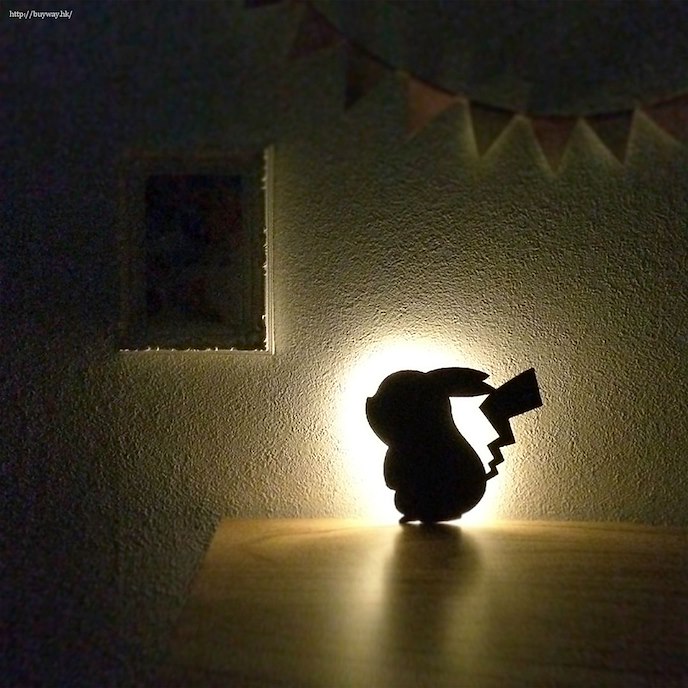 寵物小精靈系列 : 日版 「比卡超」觀望 背光式牆壁感應燈